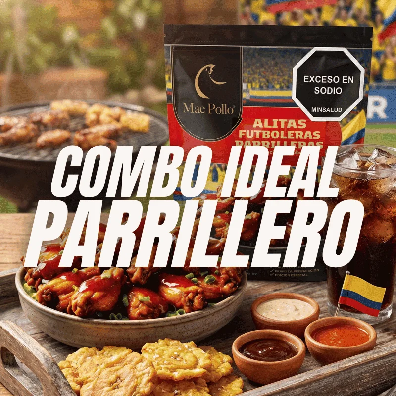 Combo tricolor parrillero